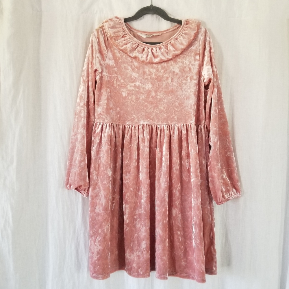 H&M | Velvet Pink Dress